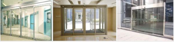 Quality Bright Narrow Framing Commercial Automatic Sliding Doors Dorma , Geze Operator System for sale