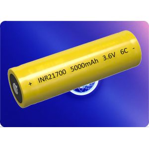 China 21700 5000mAh Lithium Ion Battery 30A Discharge NMC wholesale