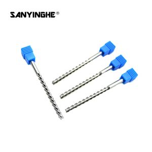 3 Flute Tungsten Carbide CNC Aluminium Cutting Tools Thread Cutting End Mill