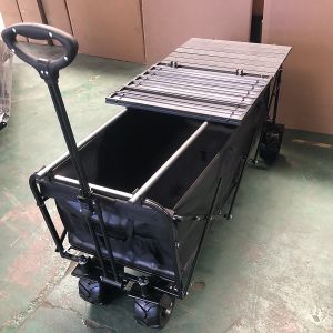 China Large Foldable Wagon Cart Trolley Beach All Terrain Heavy Duty Foldable Wagons wholesale