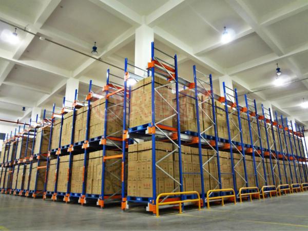 Quality Multi Tier Warehouse Heavy Duty Pallet Racking System With Double Entry for sale