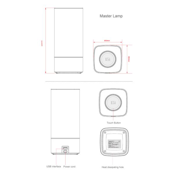 Fireproof LED Night Light , RGB Colorful Led Atmosphere Lamp Synchronous Rf Control