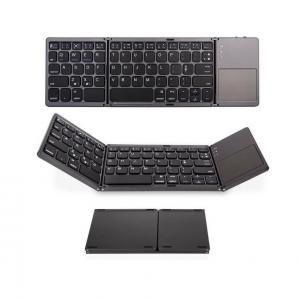 China Foldable Bluetooth Keyboard,ABS Portable Mini Keyboard with Touchpad for IOS,Android wholesale