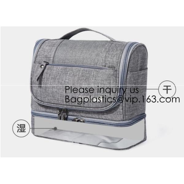 Customized Women/Men Organizer Toiletry Storage Travel Makeup Bag Blank Canvas Cosmetic Bag, bagease, bagplastics