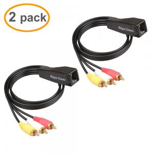 China Stable Female 3 RCA Audio Extension Cable , Multipurpose RCA To RJ45 Adapter wholesale