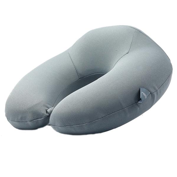 Customized Soft TPU or PVC U-Shape Inflatable Travel Neck Pillows with pouch
