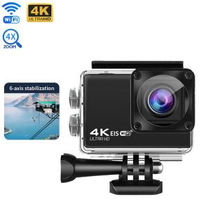 China 30m Waterproof Action Camera 4K 60fps With Touch Screen EIS 170 Degree Wide Angle wholesale