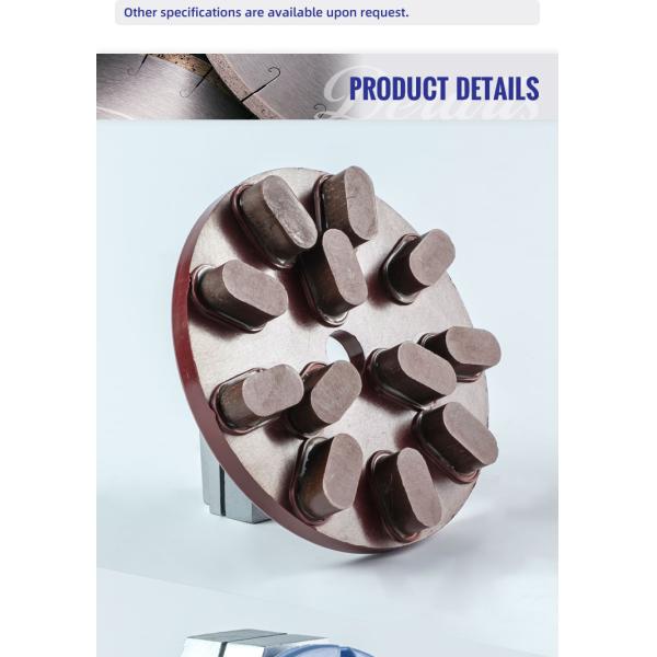 Customized Colors 200mm 8inch Diamond Grinding Disc For Granite Stone Resin Bond Abrasive