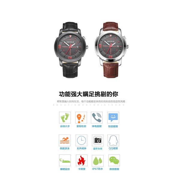 chearper waterproof sport smartwatch in two color for you choose
