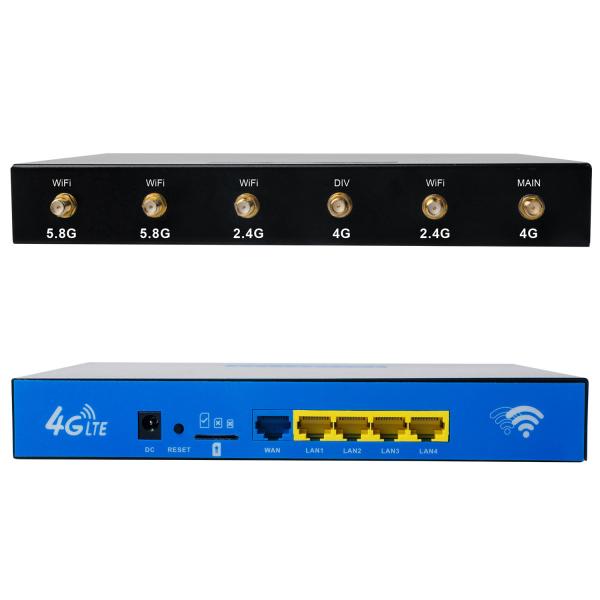 Quality 6 External Antenna Wireless Router Unlock Wifi Sim Card Router for sale