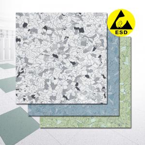 China Cleanroom Covering ESD Antistatic PVC Vinyl Flooring Tile 600*600mm*2mm wholesale