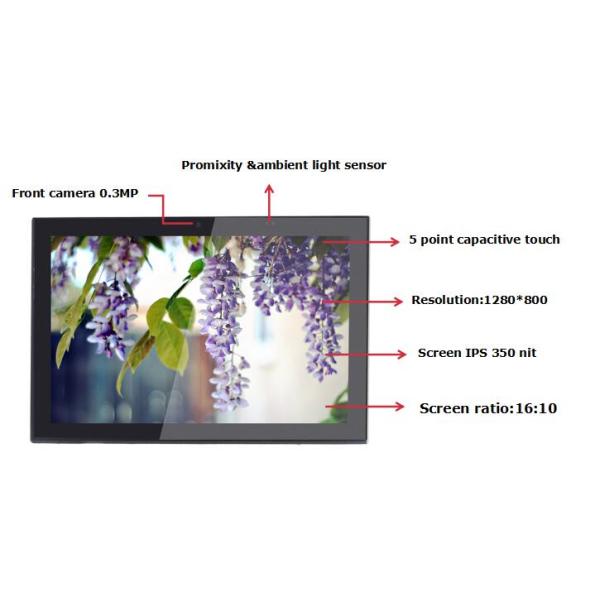 7'' POE RJ45 Wall Mount Android Tablet PC IPS Touch Screen NFC Reader LED Litght For Office