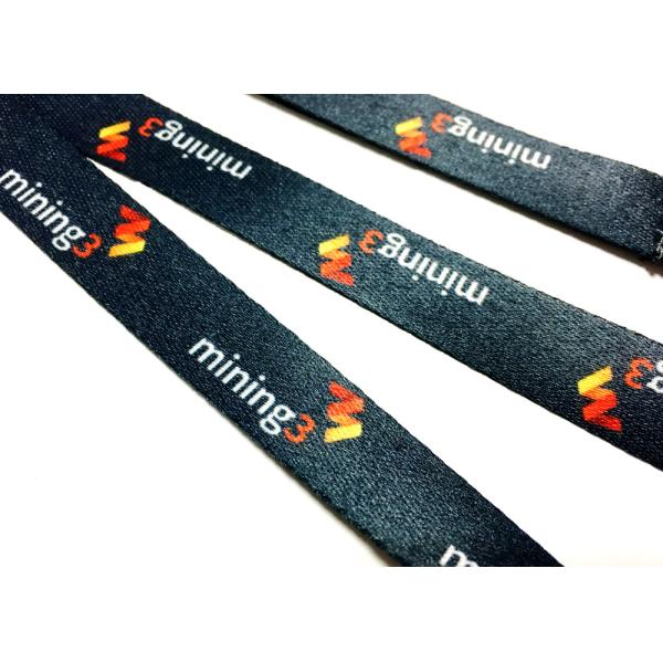 Dye Sublimation Heat Transfer Lanyards Full Color Brand Name Soft Plastic Card Holder