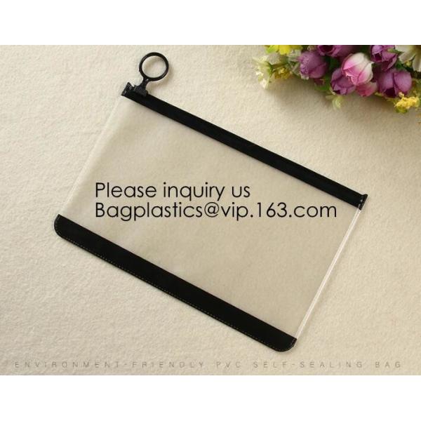 PVC EVA Plastic Pouches for Hanging Products Clear Make Up Brush Cleaner Cosmetic Bags Beauty EVA PVC Cosmetic Pouch For