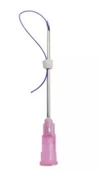 Effective absorbable PDO 4D/3D COG thread with blunt cannula needle