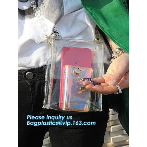 Wallet with Cell Phone Holder/Carry Wrist Strap Functional Wallet Case Clutch women wallet, purse, clutch, pvc, tpu, eva