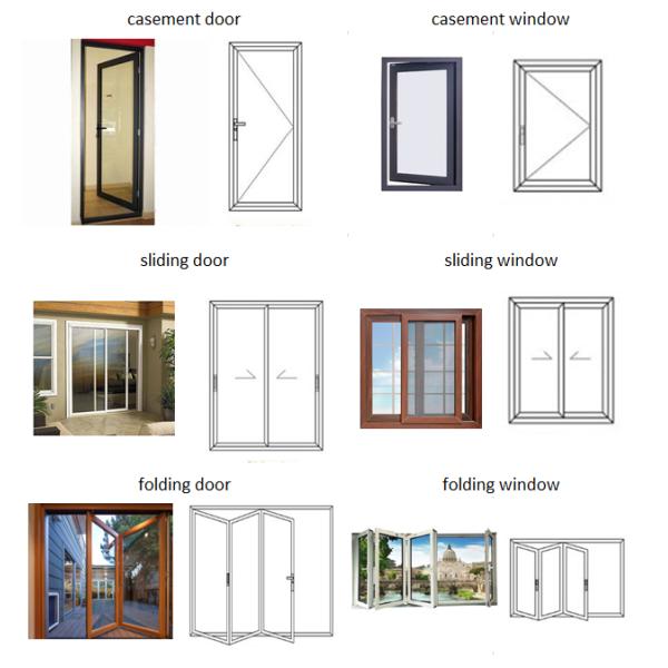 Double Glazing Tempered Glass Door Aluminium Frame , Restaurant Swing Doors Commercial