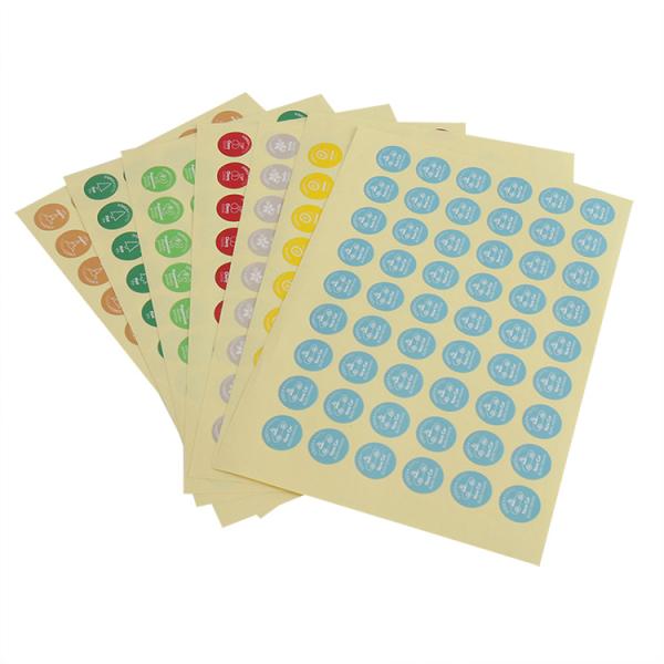 Custom Scratch And Sniff Stickers Label Self Adhesive Sleep Aid Various Colors