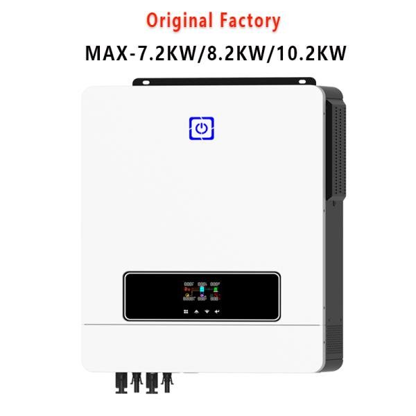 High Solar Inverter 10Kw With Solar Hybrid Inverter Lifepo4 Battery Pack Hybrid Solar Inverter With Mppt Charge Controller