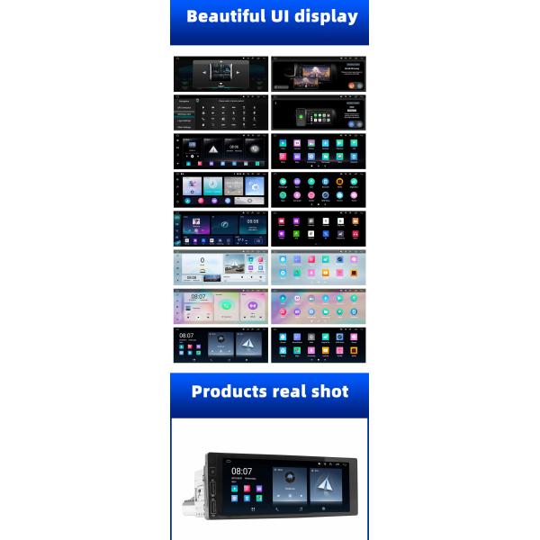 1G/2G RAM 6.86 Inch HD IPS Screen SW150 Car Stereo Radio with Mirrorlink and FM Radio