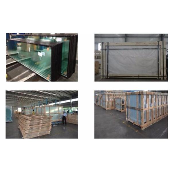 Hollow Structure Heat Insulating Glass , 3mm - 8mm Thickness Double Glazed Window Glass