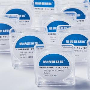 China 0.45μm 47mm PES Filter Membrane Discs Non Sterile For Microbiological Analysis on sale