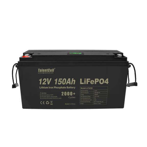 lithium iron phosphate battery 150ah lifepo4 cells 12v LED Display