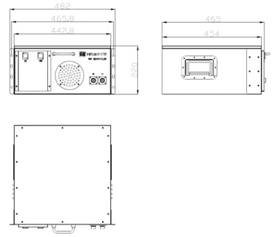 48V Rechargeable Lithium Ion Battery Pack 100Ah High Energy Density