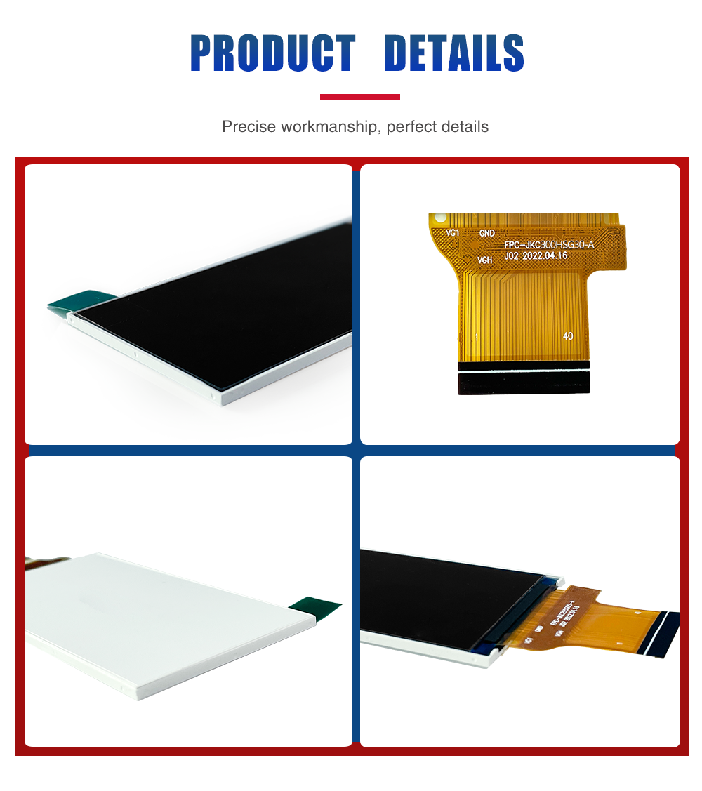 2.96 Inch TFT LCD Module with 360x640 Resolution and MIPI Interface for Industrial and Medical Applications