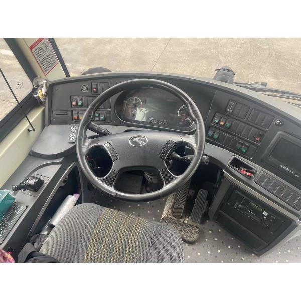 48-Seat Pure Electric KING LONG White Second-Hand Bus with Rear Track 1860 and Front Track 2054