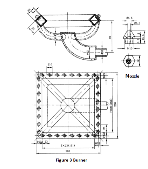 Building Material Difficult Flammability Test Apparatus DIN 4102-15 B1 Level