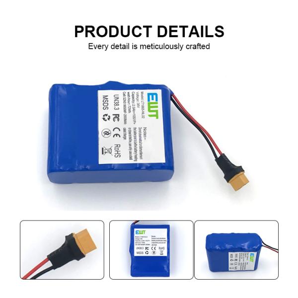 36V balance car battery 36V 2Ah lithium battery for children's car