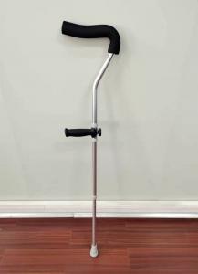 China Anti Sliding Ergonomic Elbow Crutch Adjustable , Aluminum Cane Walker Crutches on sale