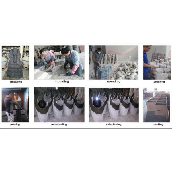 Cast Stand Up Owl Statue Water Fountains Indoor Outdoor OEM & ODM