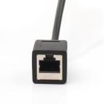 Industrial Custom Cable Adapters USB-A RJ422 To RS232 Network Port Network