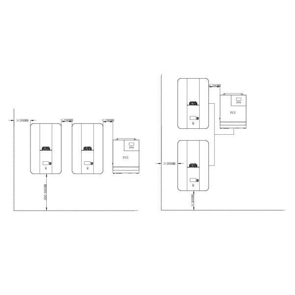 51.2V 200Ah Solar Battery System Wall Mounted LiFePO4 Backup Power Solution