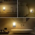 30LM motion activated night light plug in / 0.30w Automatic Sensor Night Lamp