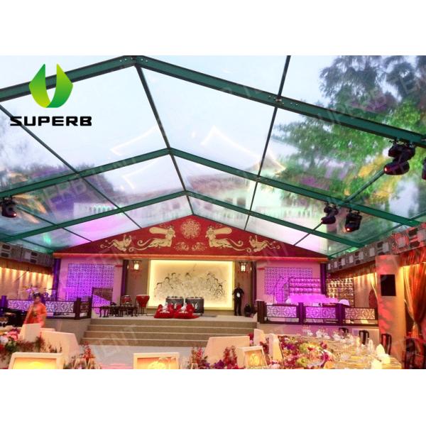 Clear Wedding 10m To 60m Aluminum Frame Tents Different Color For Choosing
