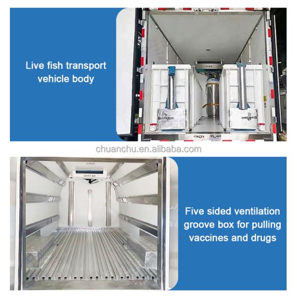 Howo 4x2 Refrigerated Truck Wide Body Automatic Transmission 4000x2100x2100 mm Box Dimensions Gross Vehicle Weight ≤5T