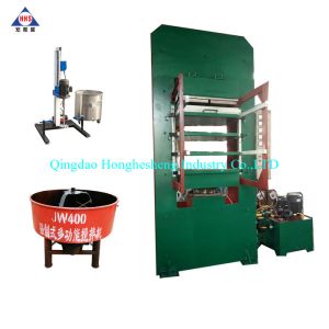 China Frame Style Paving Rubber Tile Making Machine With 600mm Stroke on sale