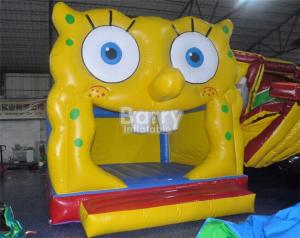 China Spongebob Jumping Inflatables World Wide Fun Inflatable Bouncy House For Toddler on sale