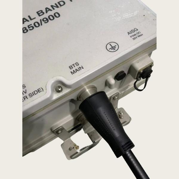 1/2 Super Flex Jumper With Interface Types 7-16 DIN Male And 4.3-10 Male With Weatherproofing Boot 3 M