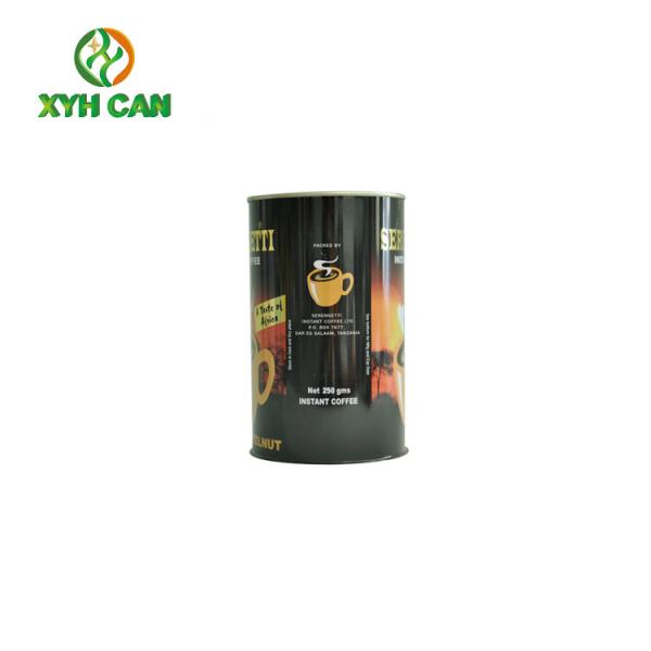Coffee Tin Can Frosted Iron Color Mini Dimension Metal Airproof Lids for Coffee Powder