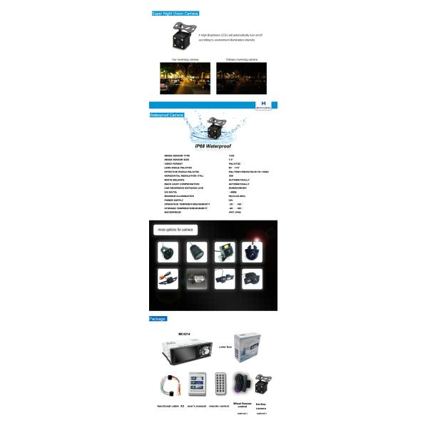 LCD Screen 1 Din Car Stereo / Multimedia Car Player With MP5 FM USB Bluetooth