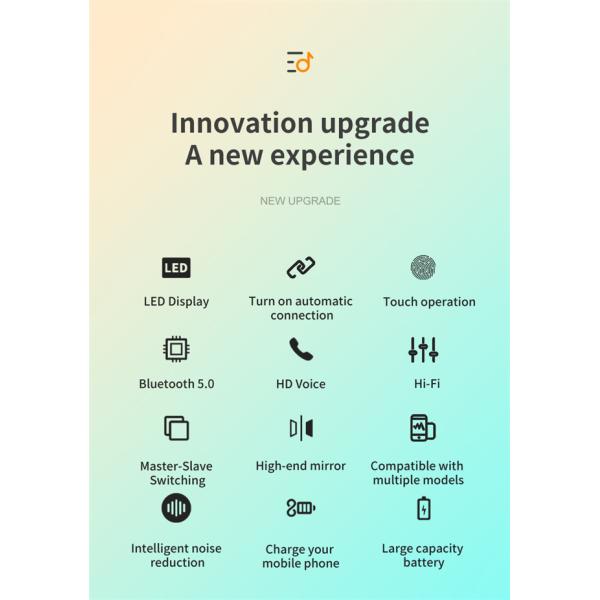 3500mAH In Ear Power Bank Earphones