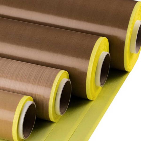 Quality High Temperature Resistant Fiberglass Smooth PTFE Coated Tape for sale