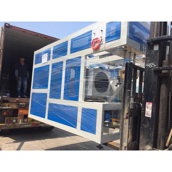 Pipe Diameter 16-630mm Large Diameter U Type Belling Machine With Single Screw Extruder