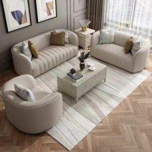 China Contemporary C Shaped Reclining Luxury Living Room Furniture Sets Sofa wholesale