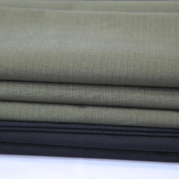 215gsm Rip Stop TC Workwear Fabric 80 Polyester 20 Cotton