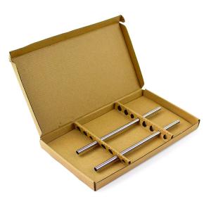 China Eco Friendly Kraft Corrugated Mailer Boxes For Straws Shipping on sale